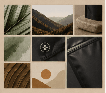 Reference Direction Board generated pouch packaging example